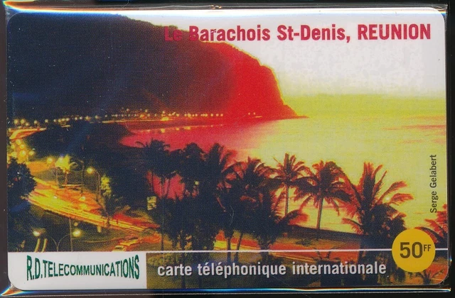 Carta Prepagata Torc Telecom Reunion Blister Barachois Rif. Dev 99