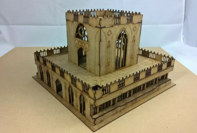 Gothic office buildings scenery terrain  wargames legion infinity table top 28mm