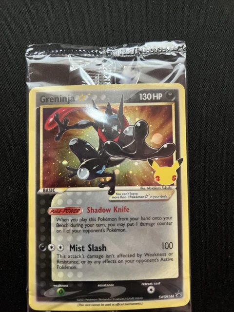 Greninja Gold Star - SWSH144 - Black Star Promo - Pokemon Card - Sealed