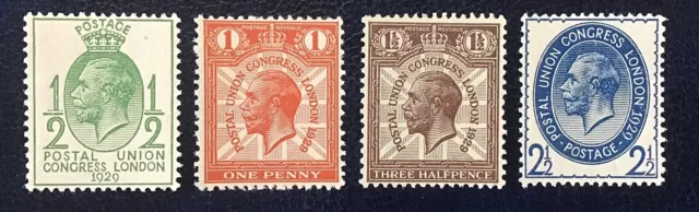 GB KGV 1929 PUC SG434-437 Unmounted Mint Set With Gum