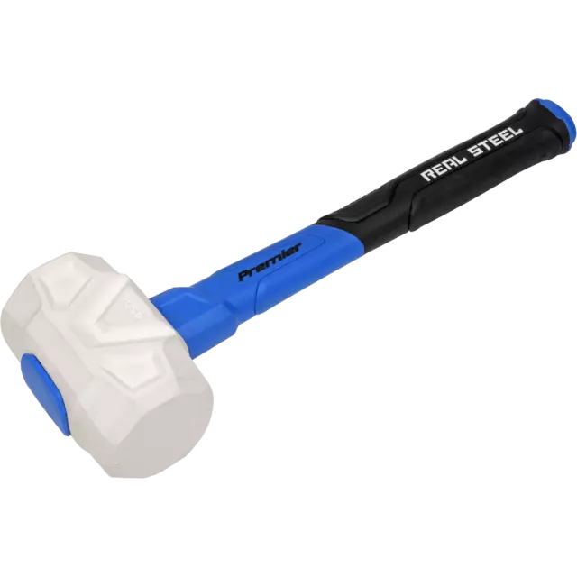 Mazo de goma eje de fibra de vidrio Sealey Premier 450 g