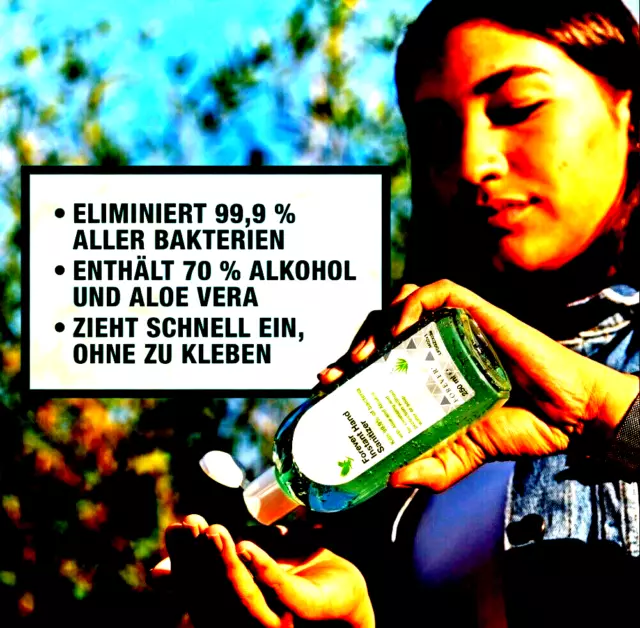 Forever Aloe Vera Instant Hand Sanitizer 250mlx2Pc-Kills 99.9% Bacteria ORIGINAL