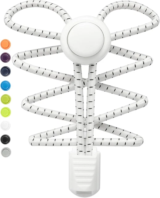 Lacci Scarpe Elastici Steplace - 2 Paia Autobloccanti, Senza Nodo, Per Sport, Bambini E Anziani, Comodi E Regolabili