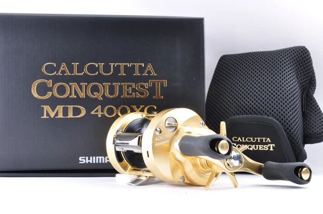SHIMANO CALCUTTA CONQUEST 400 Saltwater Spinning Reel, Good
