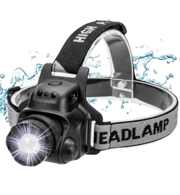 LAMPADE DA TESTA LED USB Ricaricabile EZfull Lampada Frontale Sensore Luce  Front EUR 29,90 - PicClick IT
