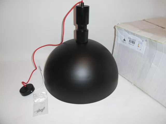 Opviq Lámpara Colgante Küre en Negro - 50CM Metal Lámpara de Techo Diseño