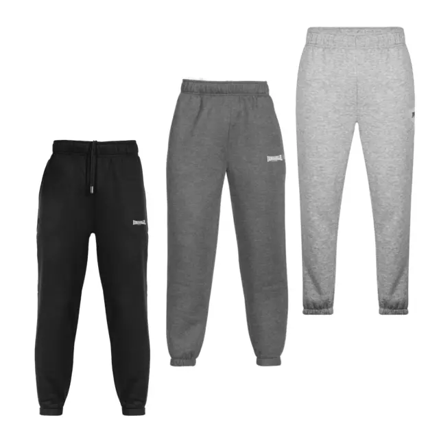 Mens Lonsdale Boxing Gym Training Tracksuit Bottoms Sweatpants Joggers