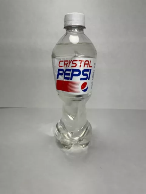 Sealed Crystal Pepsi Clear Soda discontinued 20oz Bottle Limited Edition 2017