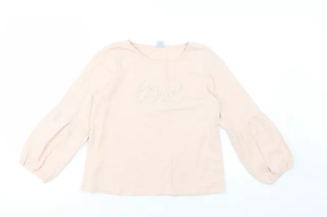 TU Mädchen rosa Baumwolle Pullover Sweatshirt Größe 8 Jahre Pullover - Liebe