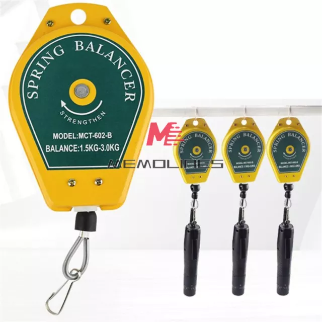 Spring Balancer Tool Holder Ergonomic Hanging Retractable 0.5-3.0KG Three Option