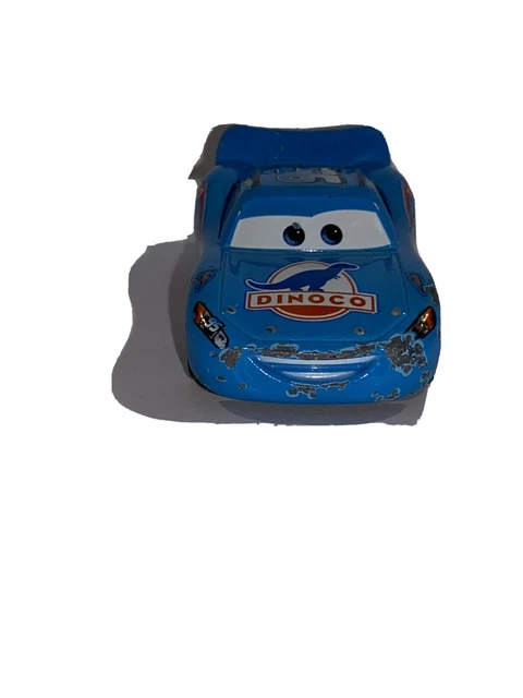 MATTEL DISNEY PIXAR Cars Dinoco LIGHTNING McQUEEN 1:55 Diecast Toy Car ...