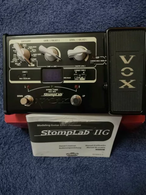VOX StompLab IIG Multi-Effects Guitar Effect Pedal - WITH ORIGINAL BOX