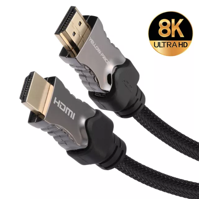 Cable Ultra HDMI 48Gbps Alta Velocidad 8K@120Hz eARC HDR10 4:4:4|21:9 HDCP 2.2/2.3 3