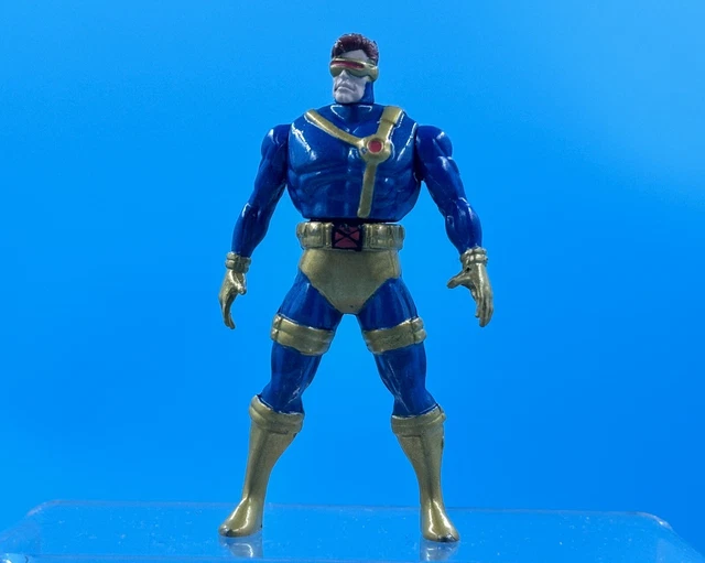 1994 Marvel X-Men Steel Mutants Cyclops Diecast Toybiz Diecast Metal Figure