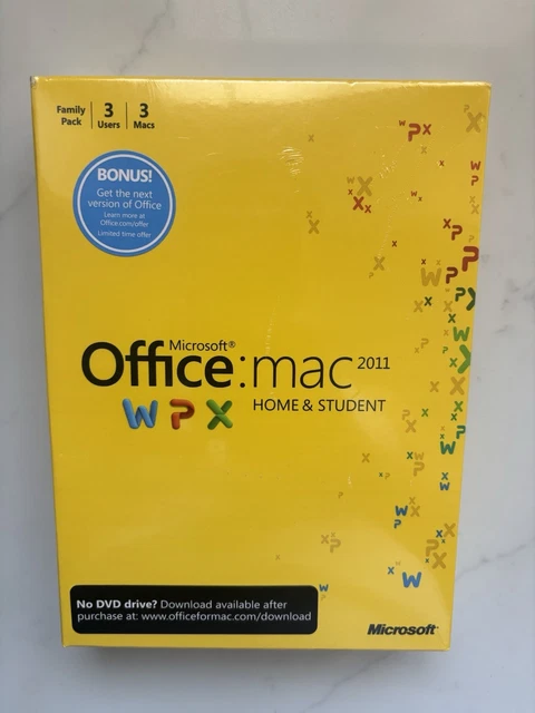 Office mac 2011 WPX  未開封品　HOME＆STUDENT Amazon.com: Office Mac 2011 Home and Business 2011 - 1PC