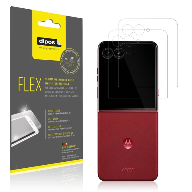 2 Films De Protection écran Pour Motorola Razr50 Ultra Aussenseite - Anti-rayures - Neufs