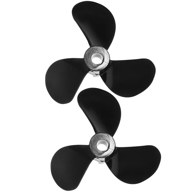 4 Eliche A Tre Pale Per Droni RC 7-8 Pollici - In Policarbonato, Resistenti Agli Urti, CW E CCW, Colore Nero