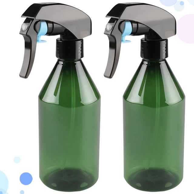 2 Pcs Barber Tool Hair Styling Tool Water Mister Plants Clear Spray Bottle Clean