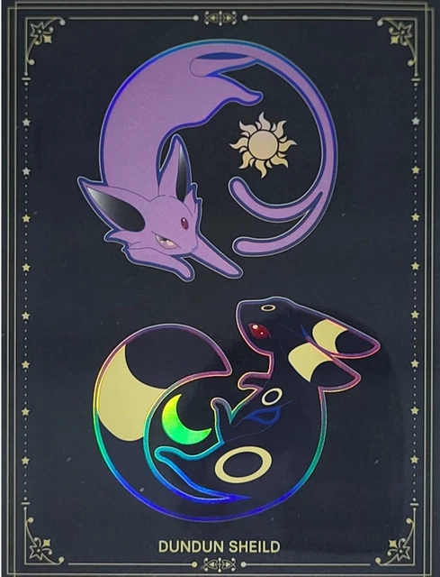 Holo Umbreon/espeon Pokémon Card: Starry Night, Cafe Terrace Holo Umbreon/espeon Pokémon Card: Starry Night, Cafe Terrace