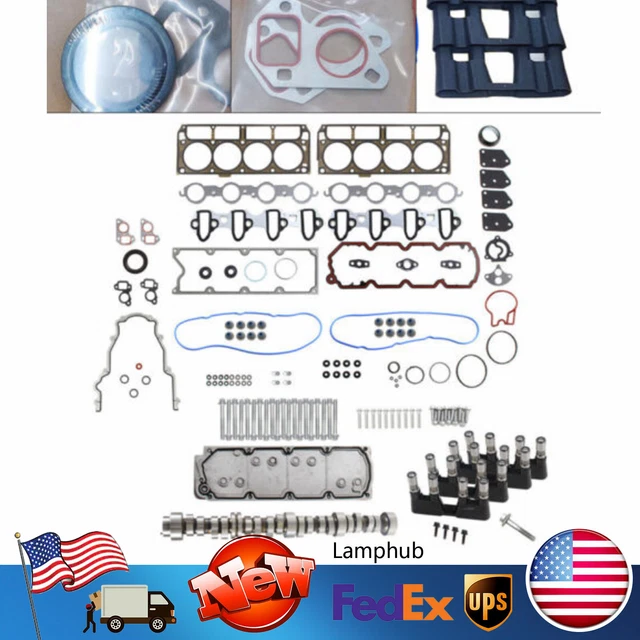 Camshaft Head Gasket Bolts Cam Non-AFM Lifters for Silverado Chevy 5.3 2007-2013