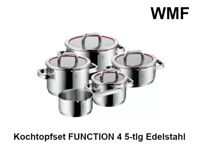 WMF Kochtopfset FUNCTION 4 5-tlg Edelstahl