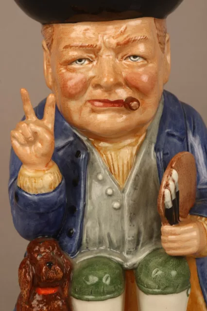 Winston Churchill Toby Jug by Bairstow Manor