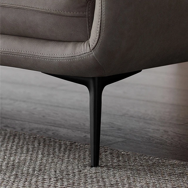 Lot De 4 Pieds De Meuble En Bois 8 Cm - Pour Canapé, Lit, Table - En Hévéa Massif Verni - Installation Facile