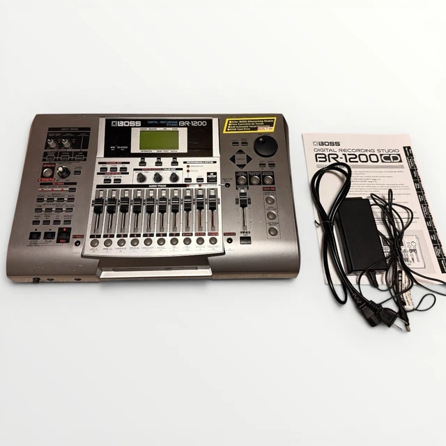 BOSS BR-1200CD DIGITAL Recording Studio Multitrack Recorder Tested