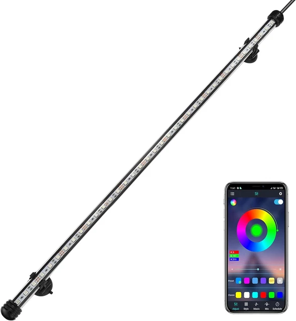 GreenSun LED Lighting Aquarium Light, LED Fish Tank Lights Waterproof with APP