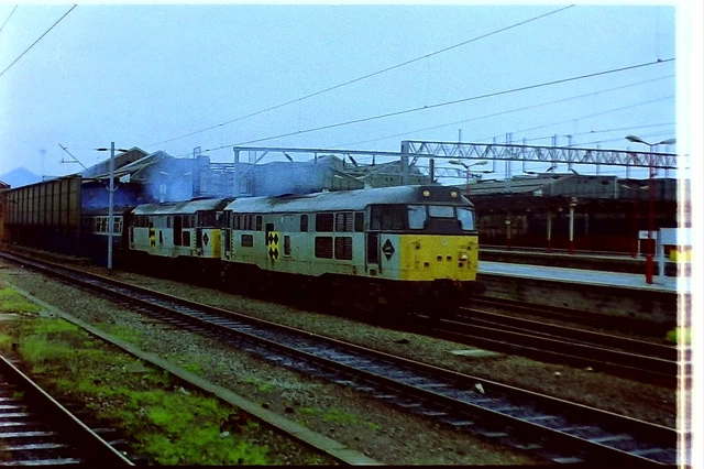 35MM RAILWAY COLOUR Negative Class 31 130 and 31 327 at Crewe £1.95 ...