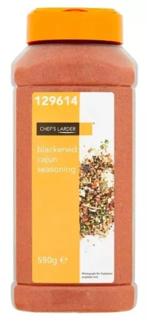 590g Brand New & Sealed Bulk Catering Size Cajun Blackened Spice Seasoning & Rub