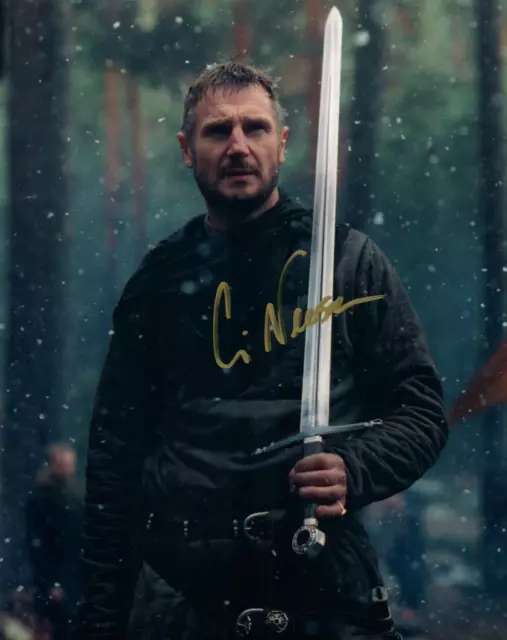 Liam Neeson signed 8x10 Picture autographed Photo Nice Photo with COA