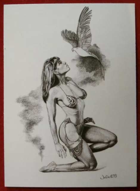 IMAGES OF JOSEPHINE - Card #70 - PROPHETIC BIRD - Julie Bell - 1997