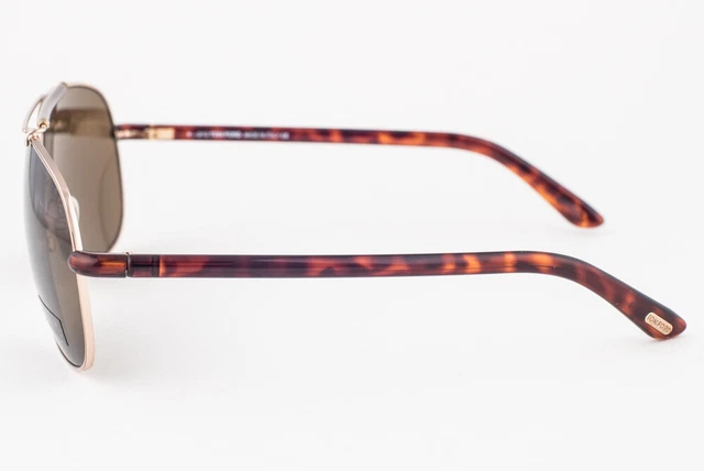 Tom Ford Adrian Gold Tortoise / Brown Sunglasses TF243 28J 62mm 3