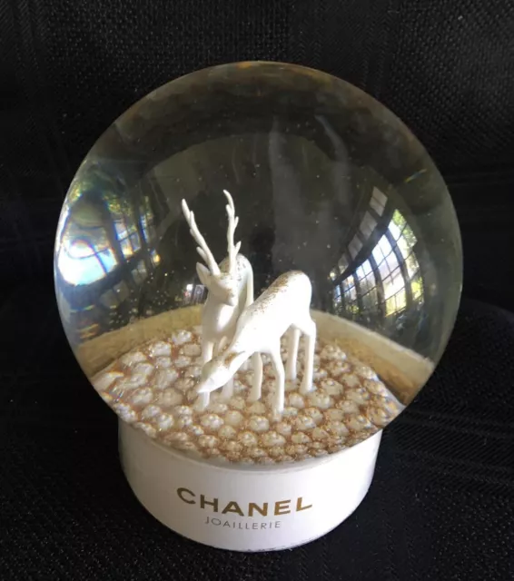 Authentic Chanel Joaillerie Deer Snow Globe VIP Gift