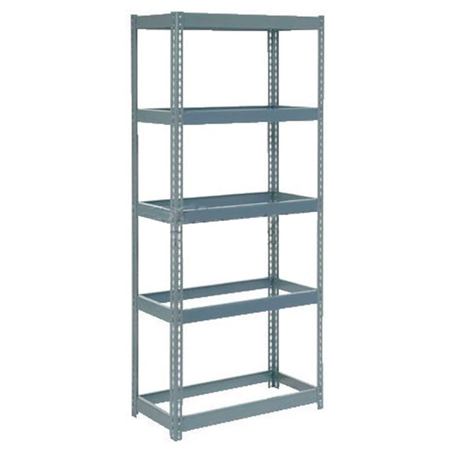 Boltless Extra Heavy Duty Shelving 36"W x 18"D x 60"H, 5 Shelves, No Deck