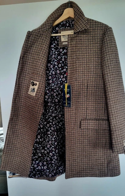QUALITY MENS OVERCOAT Spitalfields Clothing Co. NEW Size 40R Euro50 67.00 PicClick UK
