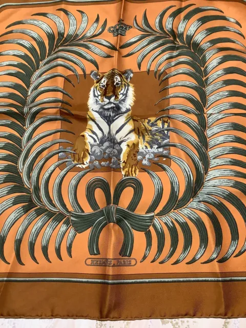 HERMES, 70er Jahre, Royal TIGER,100 Seide