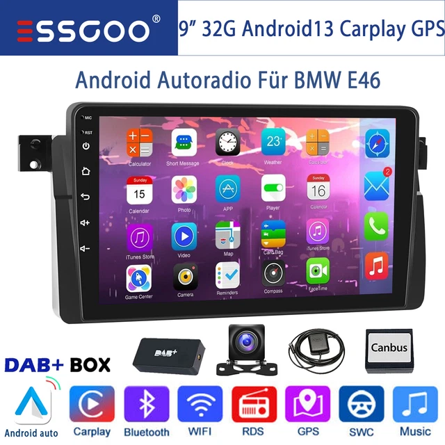 8 Core 7 pollici Android 12 Autoradio per BW Serie 3 E90 E91 E92 E93 ultiedia GPS Navigatore