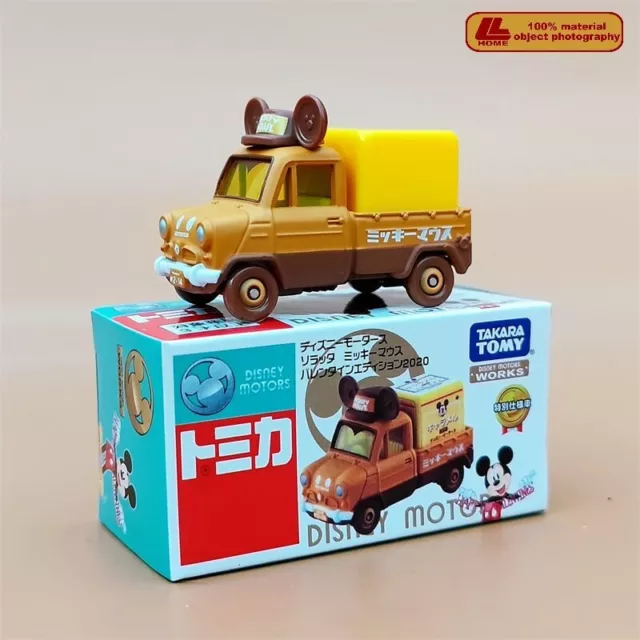 Tomica Disney Motors Dream Carry Mickey Valentine's Day Yellow Truck Car Gift