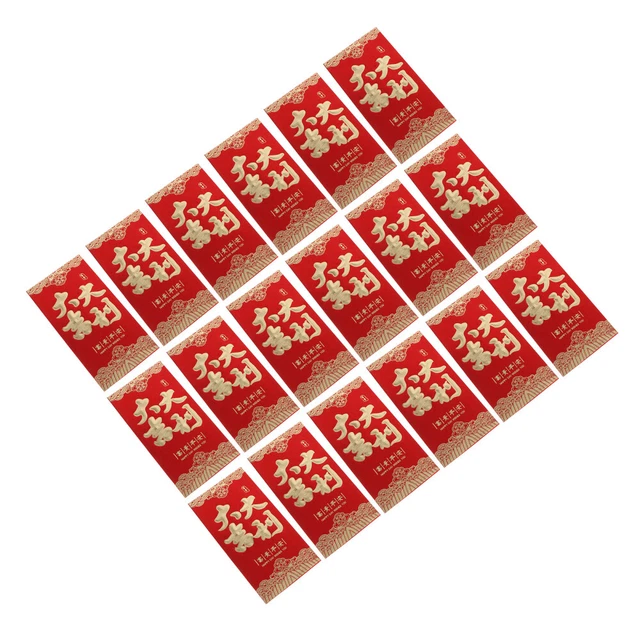 18 Pcs Year The Tiger Red Envelope Paper Envelopes Money Lucky