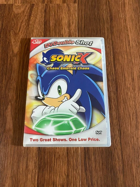 Sonic X Anime Dub Dvd 4Kids TV Pure Chaos Doubleshot