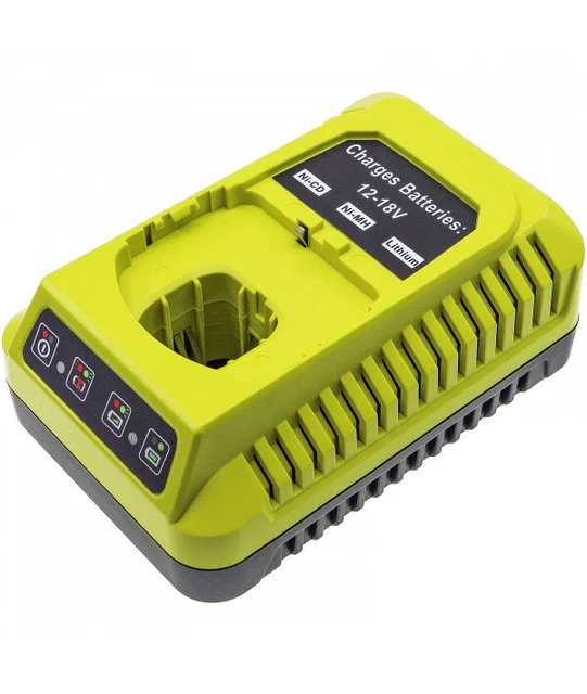 Chargeur compatible RYOBI 12V à 18V NiCd, NiMh, Li-Ion