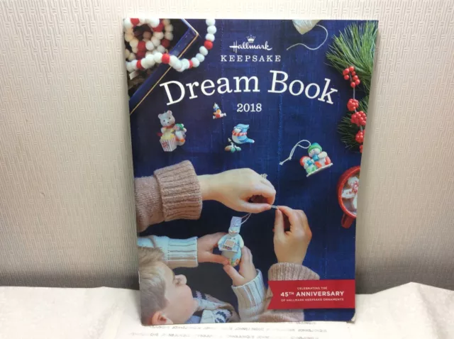 HALLMARK KEEPSAKE DREAM BOOK 2018 New with Wish List Keepsake ORNAMENT Catalog