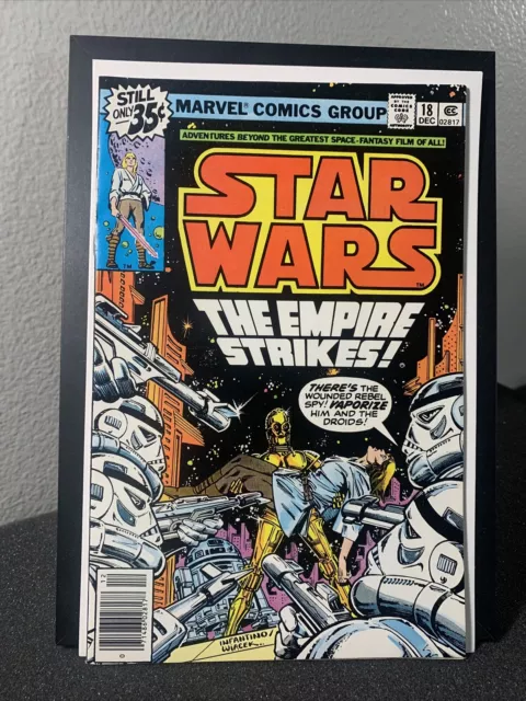 Star Wars Comic Book #18 Marvel 1979 Newsstand THE EMPIRE STRIKES Back 1st Print
