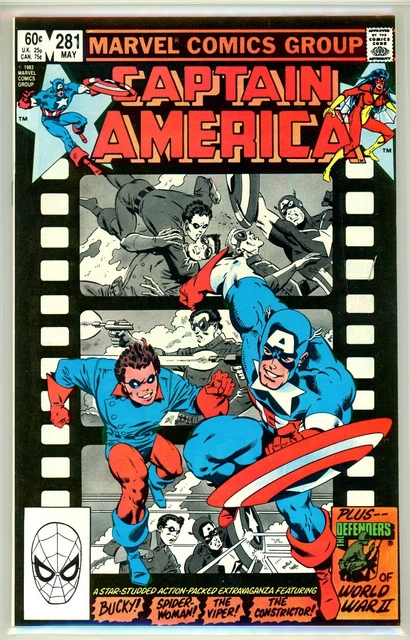 Captain America #281 CGC GRADED 9.6 - Spider-Woman x-over - classic-c - 2nd HG 2