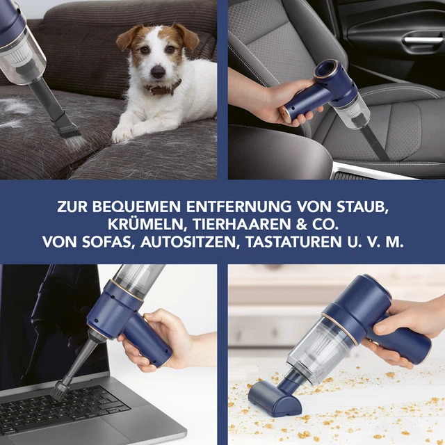 Melissa 2 In 1 Akku Und Handstaubsauger CLEANMAXX AKKU HANDSTAUBSAUGER Kompakt Sauger 2-in-1 Mini Staubsauger