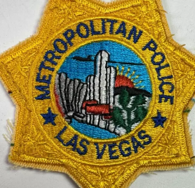 3" Metropolitan Police Las Vegas Nevada NV Patch E2A