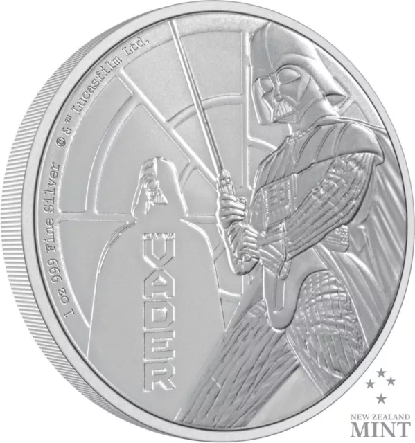 1 Ounce Silver Niue Star Wars Darth Vader 2022 6