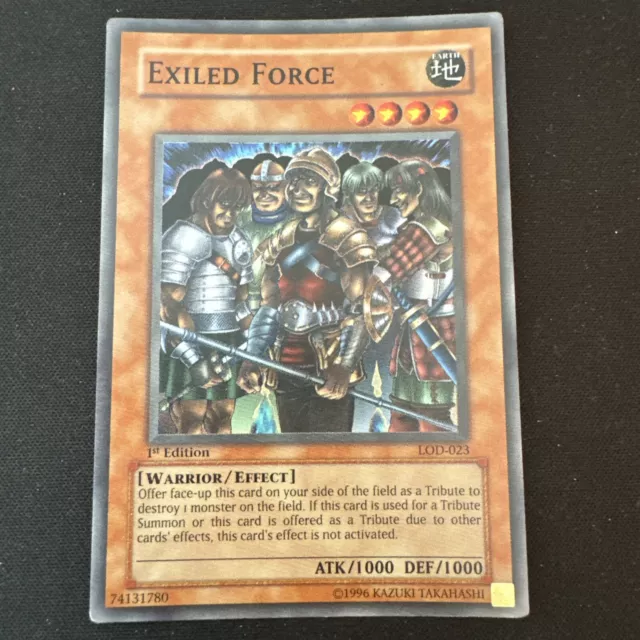 Yu-Gi-Oh! TCG Exiled Force Legacy of Darkness Lod-023 1st Edition Super Rare
